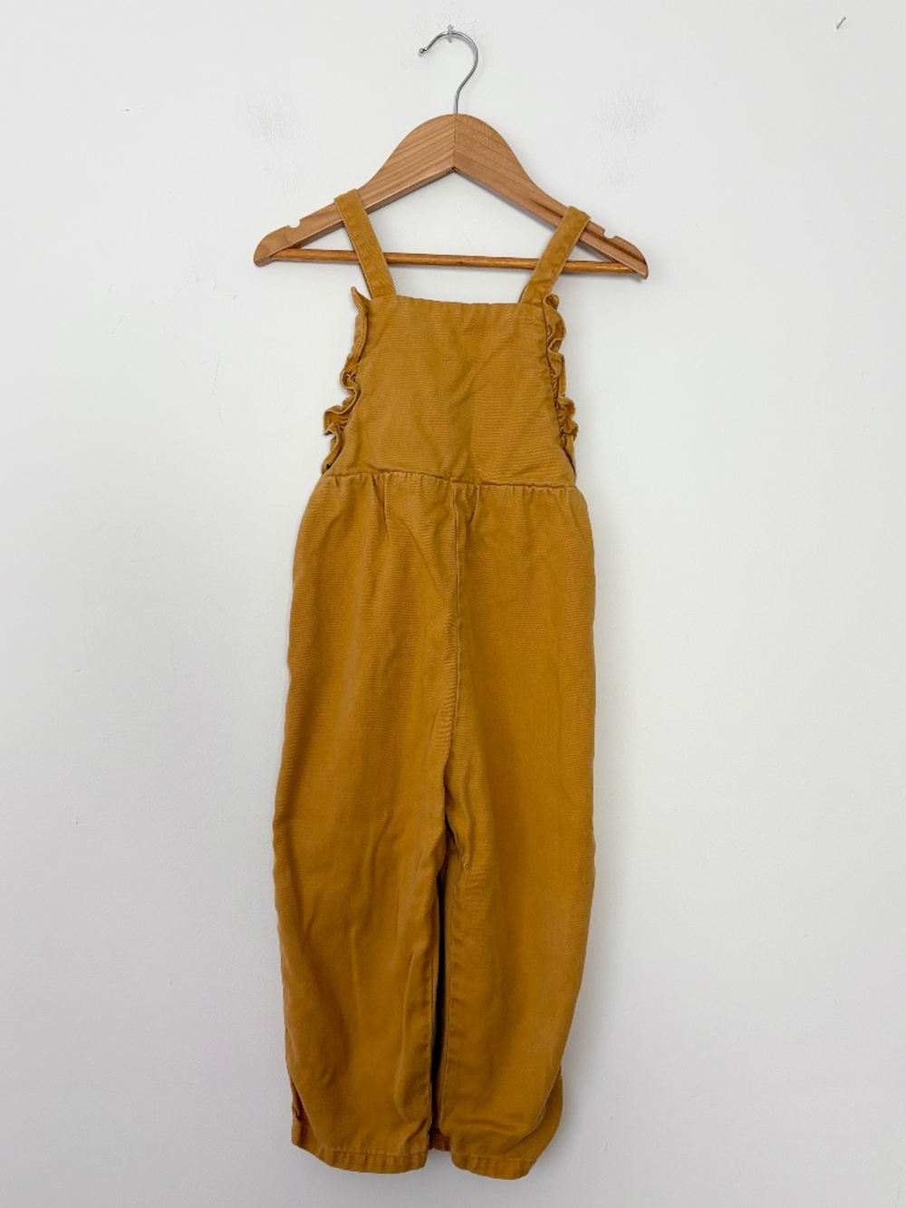 Zara ruffle overalls